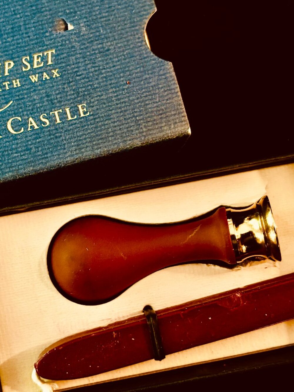 Own a Piece of History: Vintage Warwick Castle Seal Stamp Set